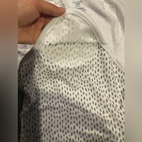 Swaddle Me Baby SleepSack Dot Gray 100%Cotton, Size SM-MD 0~3 Month & 7~14 Lbs - Picture 7 of 16